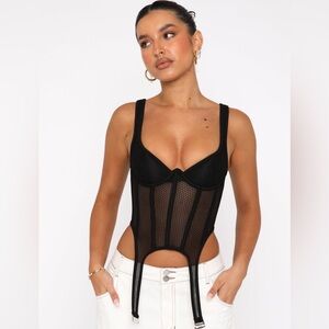 BRAND NEW - WHITE FOX BOUTIQUE - Enlighten Me Bustier (size extra-small)
